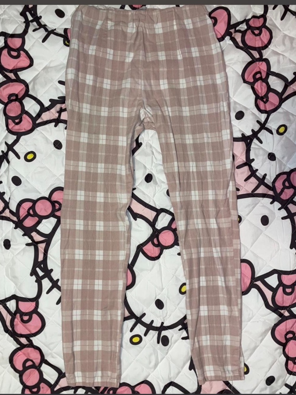 Princess Polly Pastel Pink Plaid Paints